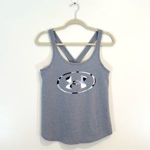 NWOT* Under Armour Women’s Gray Camo Fill Tank Top - Size: Medium